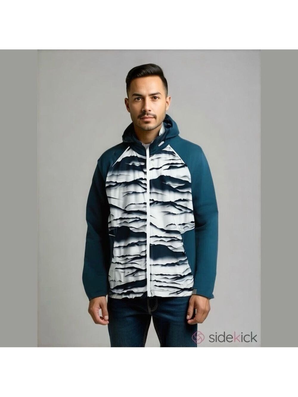 Lululemon Men's Surge Lightweight Jacket Sz M Reflective Dark Teal Hooded $128